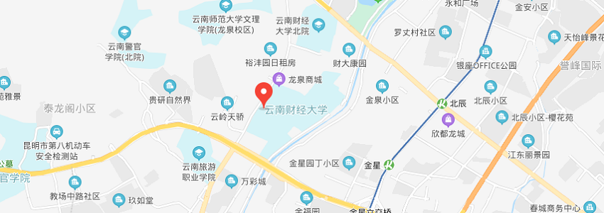 云南财经大学学校地图
